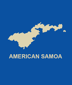 American Samoa map