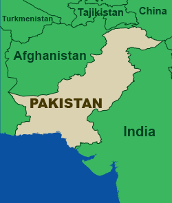 Pakistan map