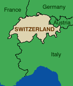 Switzerland map