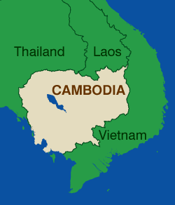 Cambodia map