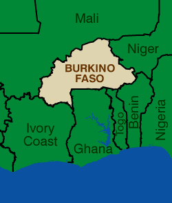 Burkina Faso map