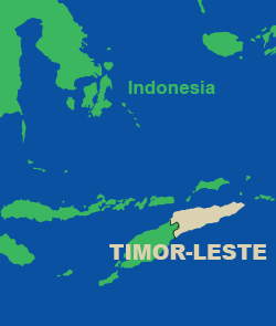 Timor Leste map