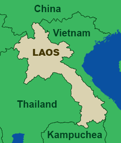Laos map