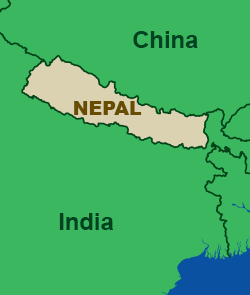Nepal map