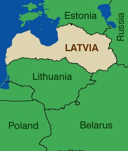 Latvia map