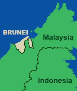 Brunei map