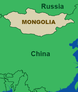 Mongolia map
