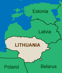 Lithuania map