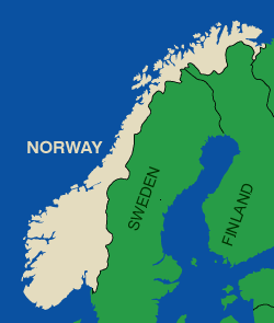 Norway map