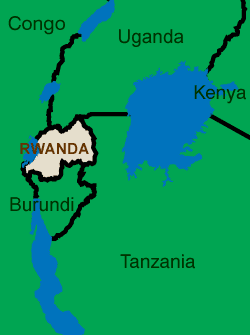 Rwanda map
