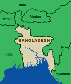 Bangladesh map