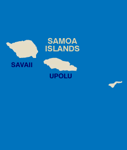 Samoa map