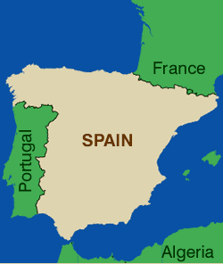 Spain map
