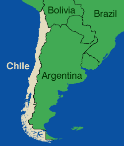 Chile map